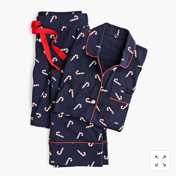 J. Crew Other - J crew pajama candy cane print